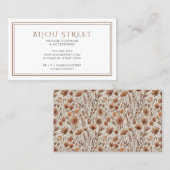 ヴィンテージ服小売業 名刺 (正面/裏面)