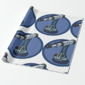 ヴィンテージ望遠鏡の天文学の熱狂的な天体観測 ラッピングペーパー (アンロールド)