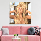 ヴィンテージ朝 キャンバスプリント (インサイチュ (リビング))