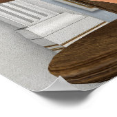 ヴィンテージ朝 ポスター (角)