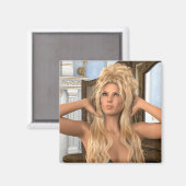 ヴィンテージ朝 マグネット (正面/裏面)