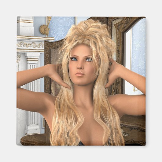 ヴィンテージ朝 マグネット (正面)