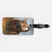 ヴィンテージ朝 ラゲッジタグ (裏面横)