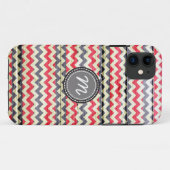 ヴィンテージ木材のシェブロン模様#8 Case-Mate iPhoneケース (裏面(横))