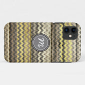 ヴィンテージ木材のシェブロン模様#9 Case-Mate iPhoneケース (裏面(横))