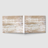 ヴィンテージ木材 ゲストブック (全面)