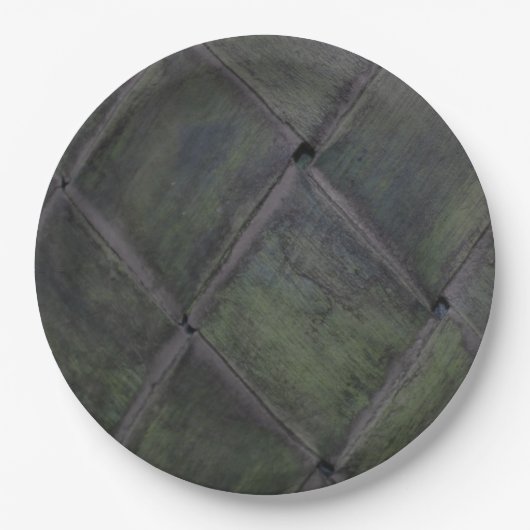 ヴィンテージ木材 ペーパープレート (正面)