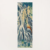 ヴィンテージ木版日本の滝切り振り ヨガマット (裏面)