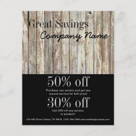 ヴィンテージ木目ハンドマン建設 チラシ