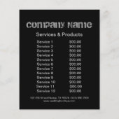 ヴィンテージ木目手商建築 チラシ (裏面)