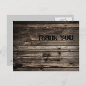 ヴィンテージ木目手商建築 ポストカード (正面/裏面)