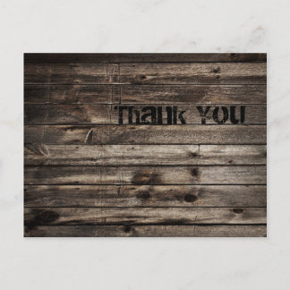 ヴィンテージ木目手商建築 ポストカード