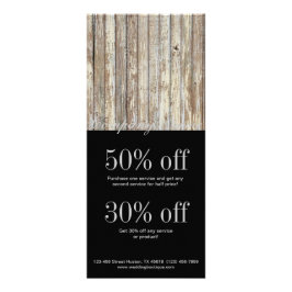 ヴィンテージ木目手商建築 ラックカード