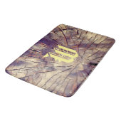 ヴィンテージ木製の木の幹の背景カスタマイズ可能 バスマット (アングル)