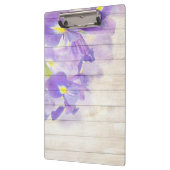 ヴィンテージ木製の背モダンエレガント景 クリップボード (左)