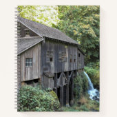 ヴィンテージ木製グリストミルフォト ノートブック (正面)