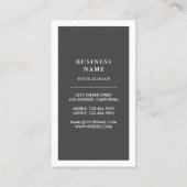 ヴィンテージ木製グリーン糸スプールテーラー 名刺 (裏面)