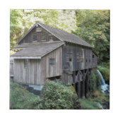 ヴィンテージ木製粉場 タイル (正面)