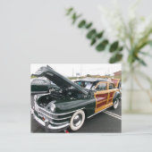 ヴィンテージ木質 ポストカード (スタンド正面)