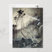 ヴィンテージ未発表世界大戦イラストレーション ポストカード (正面/裏面)