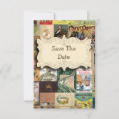 ヴィンテージ本が本の赤ちゃんシャワーを持ってくる 招待状 (正面)