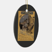 ヴィンテージ本の表紙 ドクター・ダンロップの家庭医学 セラミックオーナメント (右)