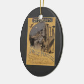 ヴィンテージ本の表紙 ドクター・ダンロップの家庭医学 セラミックオーナメント (左)