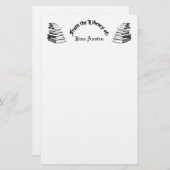 ヴィンテージ本カスタム文具 便箋 (正面/裏面)