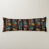 ヴィンテージ本棚の図案 ボディピロー (正面)
