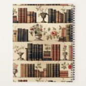 ヴィンテージ本棚カスタムプランナー プランナー手帳 (裏面)