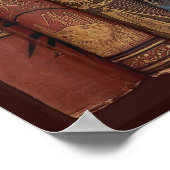 ヴィンテージ本棚 ポスター (角)