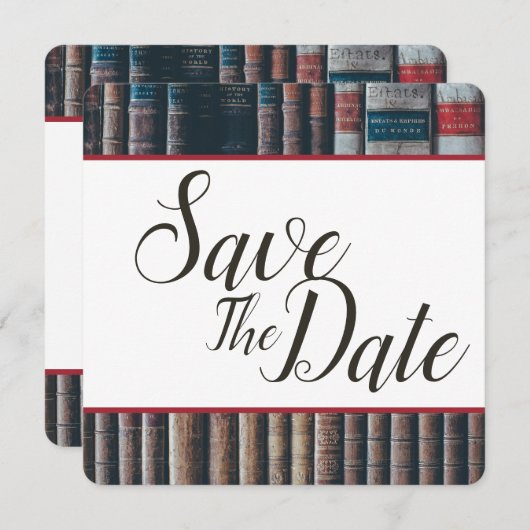 ヴィンテージ本棚 Save The Date セーブザデート (正面/裏面)