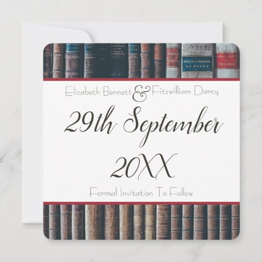 ヴィンテージ本棚 Save The Date セーブザデート (裏面)