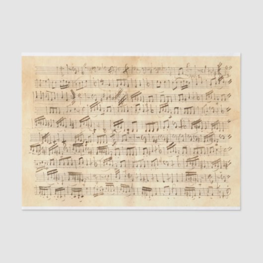 ヴィンテージ本物（AIではない）楽譜第1番 薄葉紙 (正面)