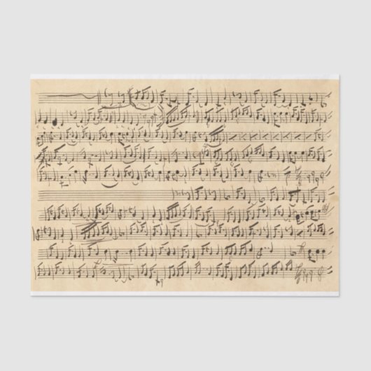 ヴィンテージ本物（AIではない）楽譜第2番 薄葉紙 (正面)