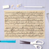 ヴィンテージ本物（AIではない）楽譜第2番 薄葉紙 (クラフト)