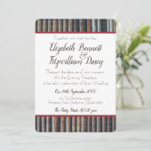 ヴィンテージ本箱夕べ招待状 招待状 (スタンド正面)