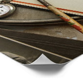 ヴィンテージ机 ポスター (角)