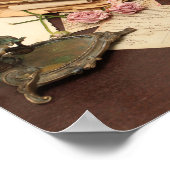 ヴィンテージ机 ポスター (角)