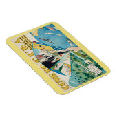 ヴィンテージ来へキューバ旅行ポスター磁石 マグネット (右側)