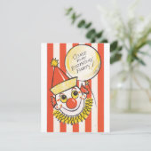 ヴィンテージ来ピエロの誕生日パーティー シーズンカード (スタンド正面)