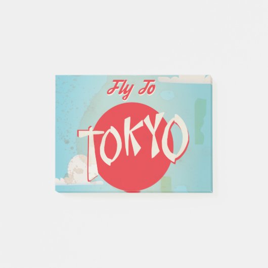 ヴィンテージ東京トラベルポスター ポストイット (正面)