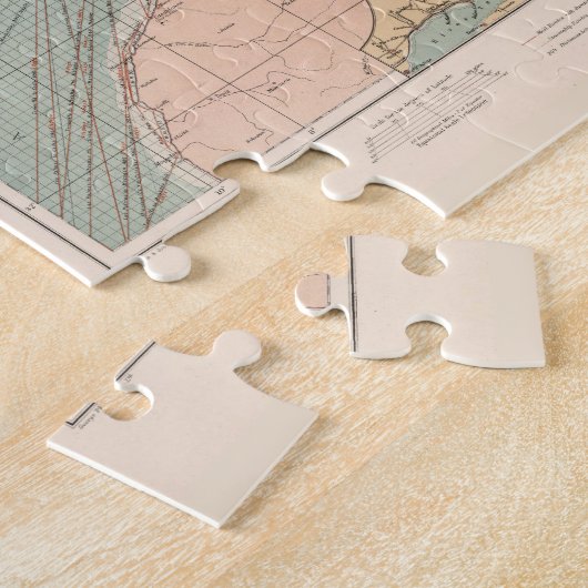 ヴィンテージ東部の港の地地中海の図 ジグソーパズル (側面)