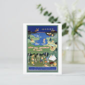 ヴィンテージ東部カナダとニューファンドランド旅行 ポストカード (スタンド正面)