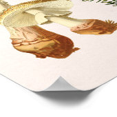 ヴィンテージ松の森の宝物グラフウォールアート ポスター (角)