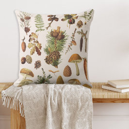 ヴィンテージ松の森の宝物模様 アウトドアクッション