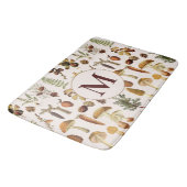 ヴィンテージ松の森の宝物模様 バスマット (アングル)