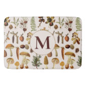 ヴィンテージ松の森の宝物模様 バスマット (正面)