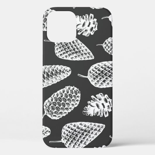 ヴィンテージ松コーン、植物性の黒板。 Case-Mate iPhoneケース (裏面)