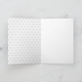 ヴィンテージ板の上の帽子を折り畳む 招待状 (内部)